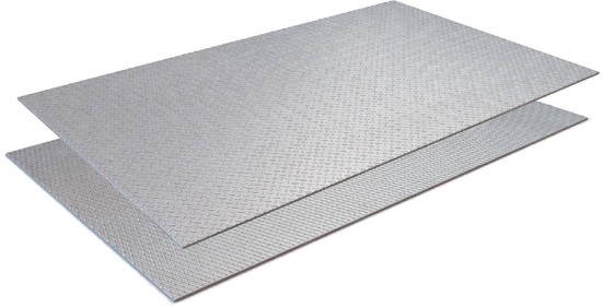 Лист рифленый ромб 2.5 1250х2500 3сп/пс